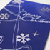 クリスマスカード（青）